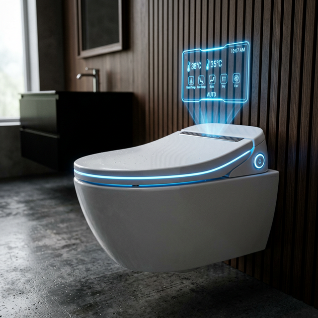 ZENO advanced smart toilet system in architectural environment